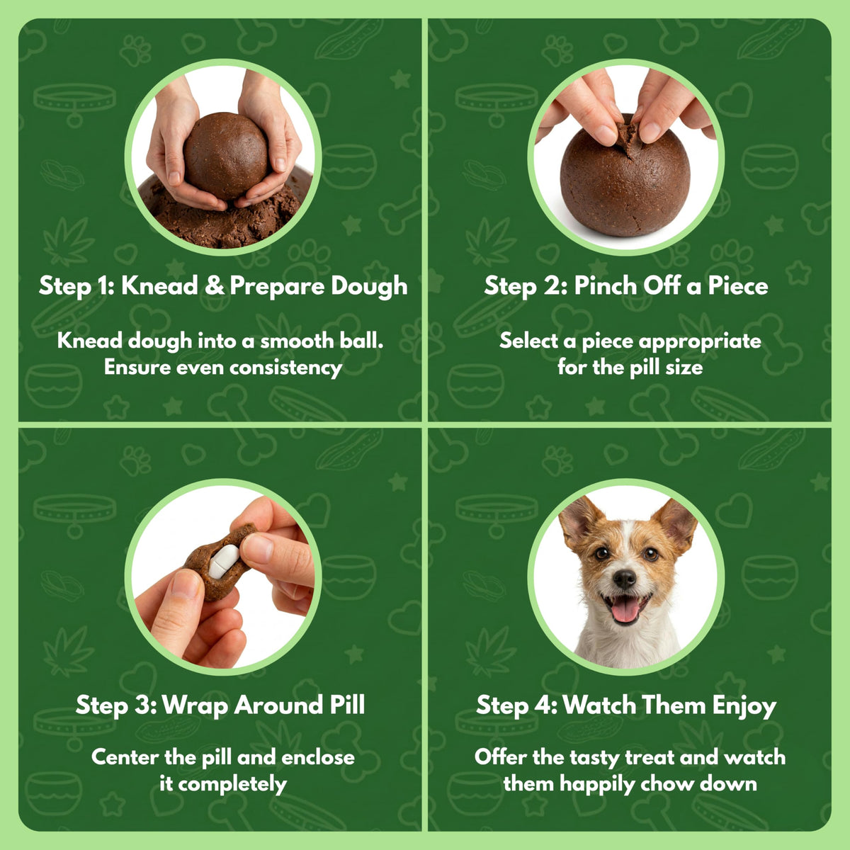 Bacon Flavor Dog Pill Wrap J2536