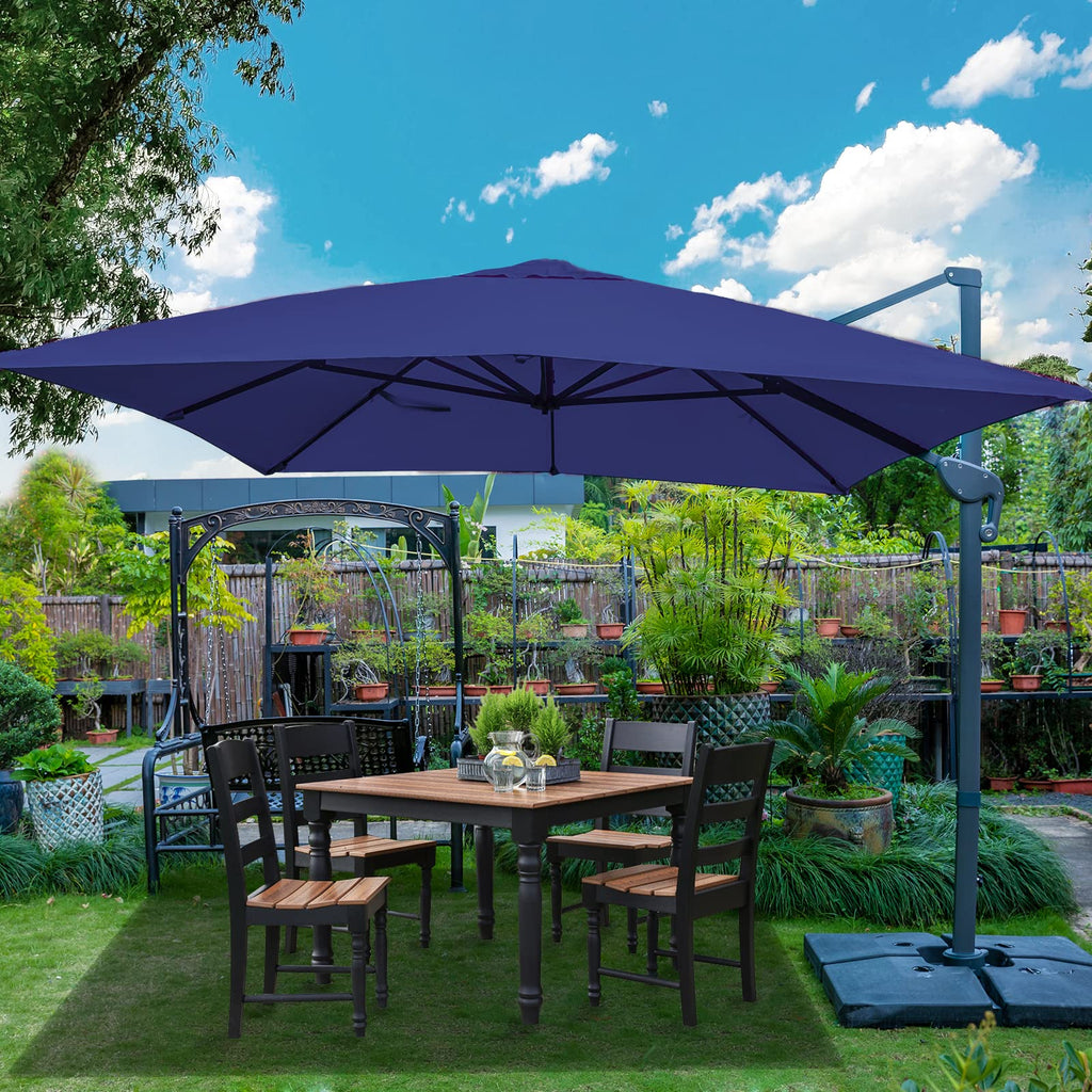 10x13Ft Rectangular Offset Patio Umbrella Q32902