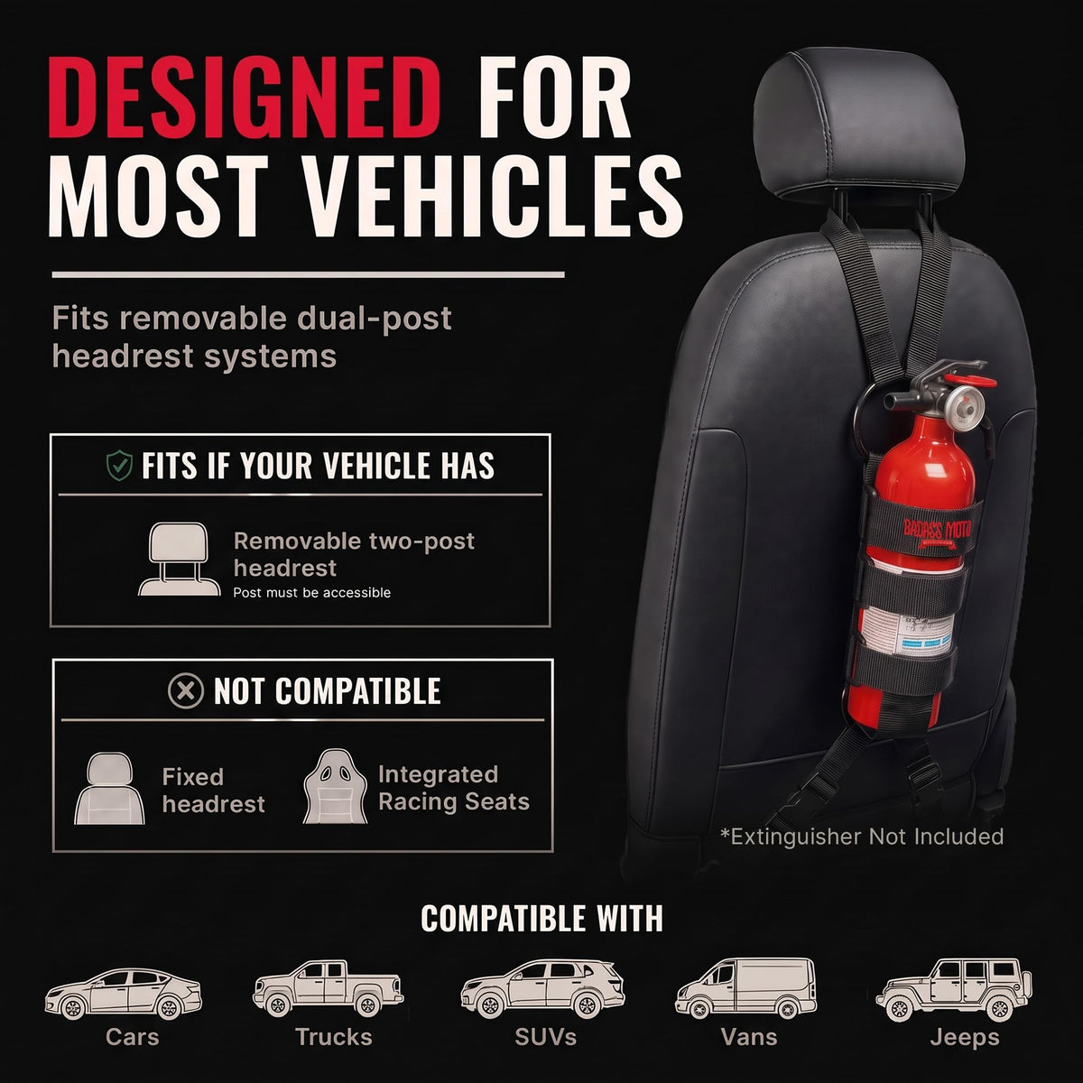 Car Fire Extinguisher Mount G8705