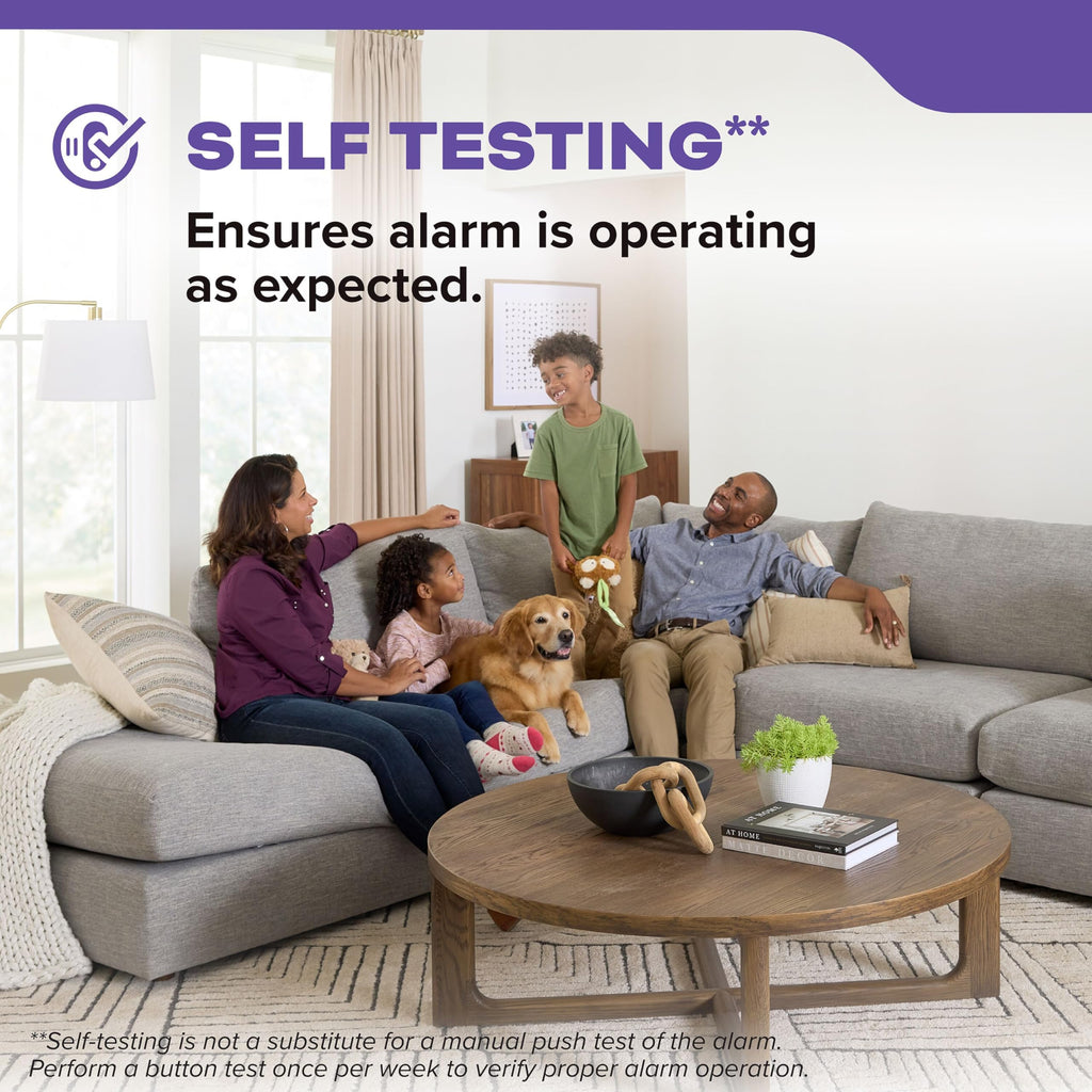 Smoke & Carbon Monoxide Detector, AA Battery-Powered, 3 Pack U287587