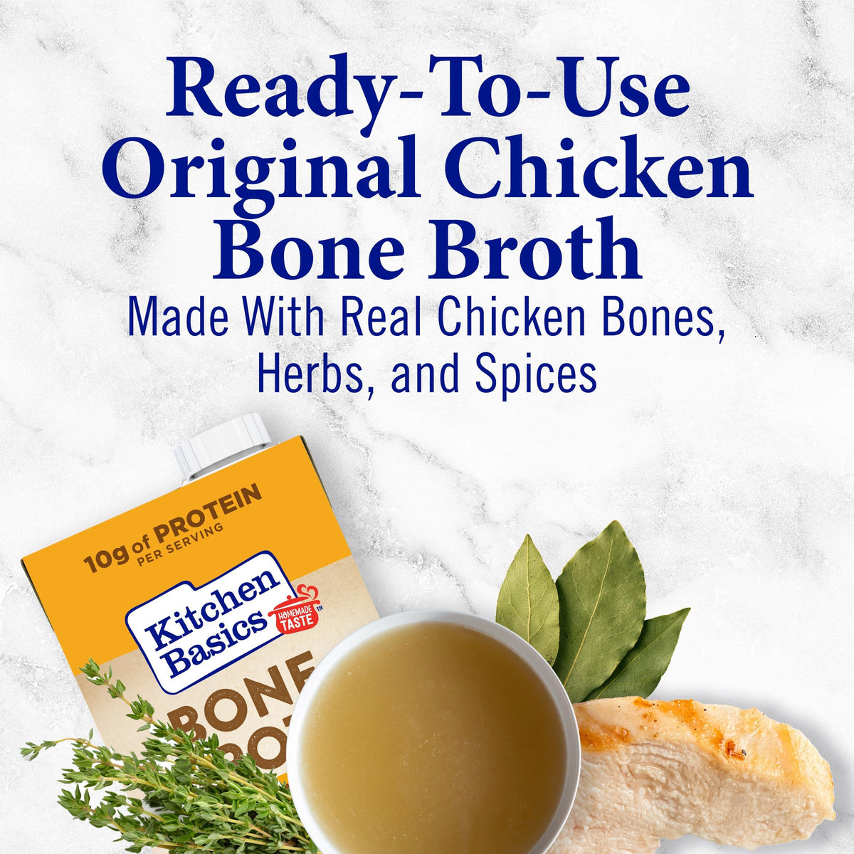 Chicken Bone Broth 32 oz Carton A704