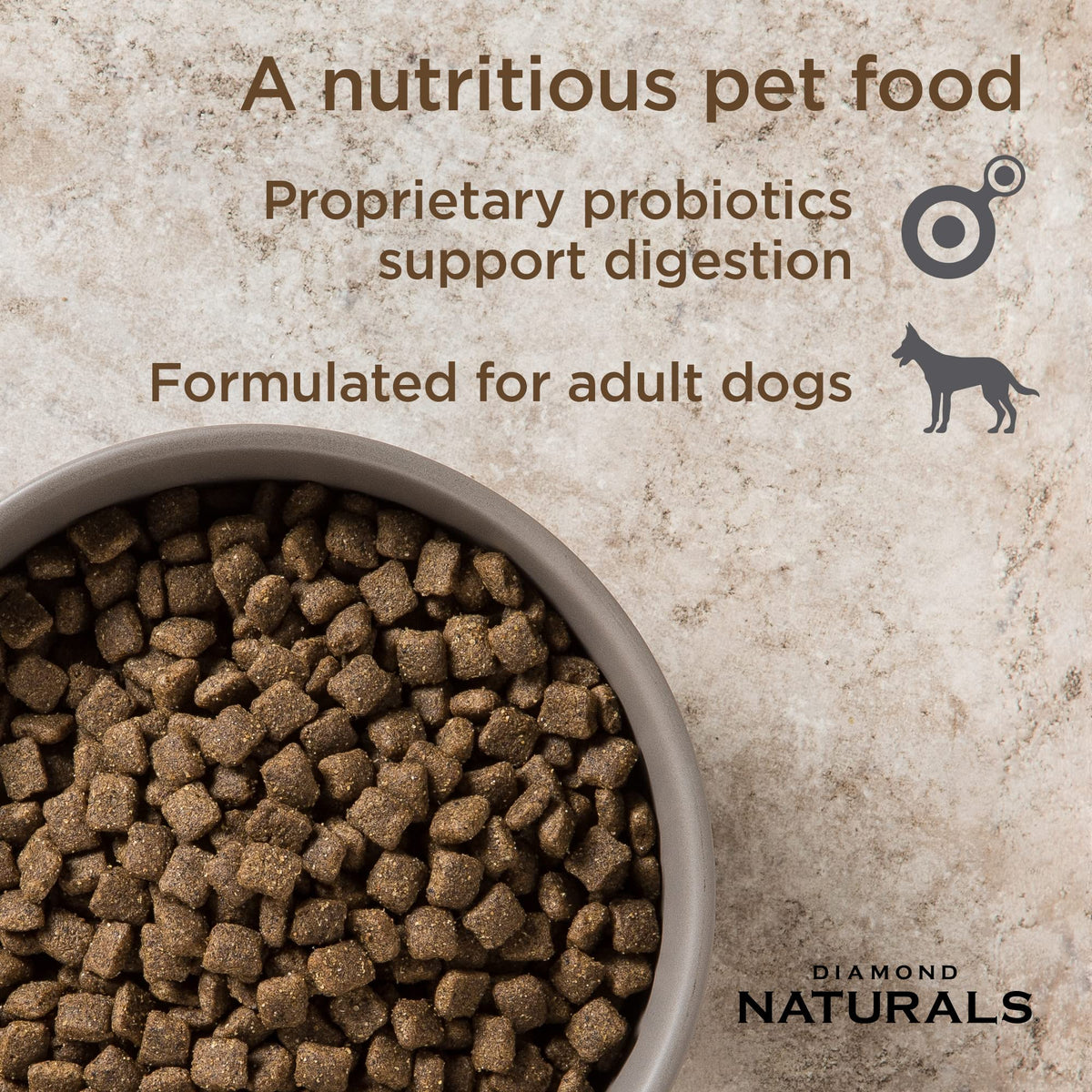 Dry Dog Food, Lamb Meal & Rice, 40lb M9322