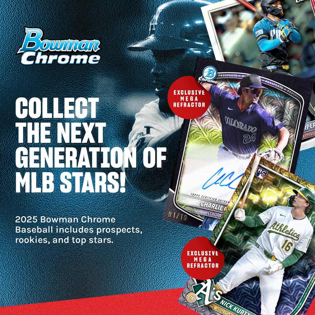 2025 Bowman Chrome Baseball Mega Box Q689
