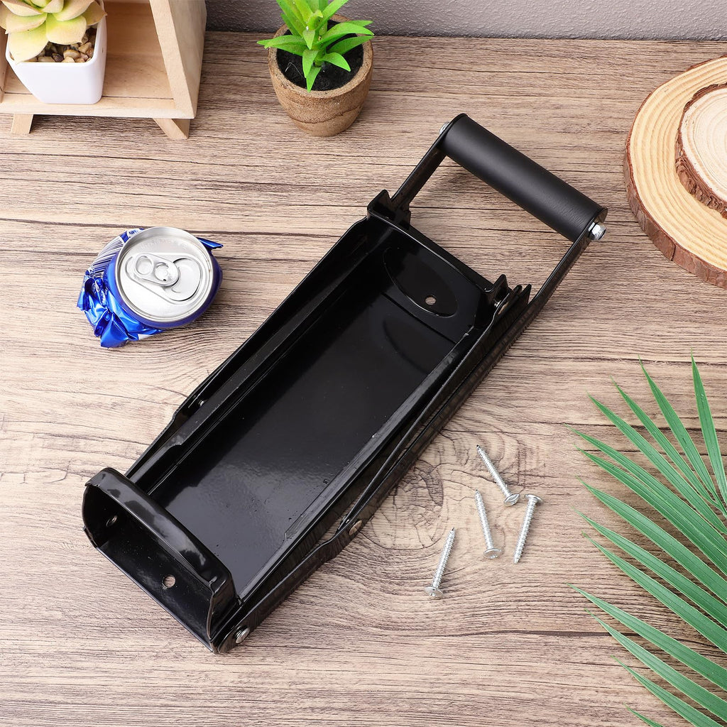 Wall Mounted Can Crusher with Folding Handle A47295