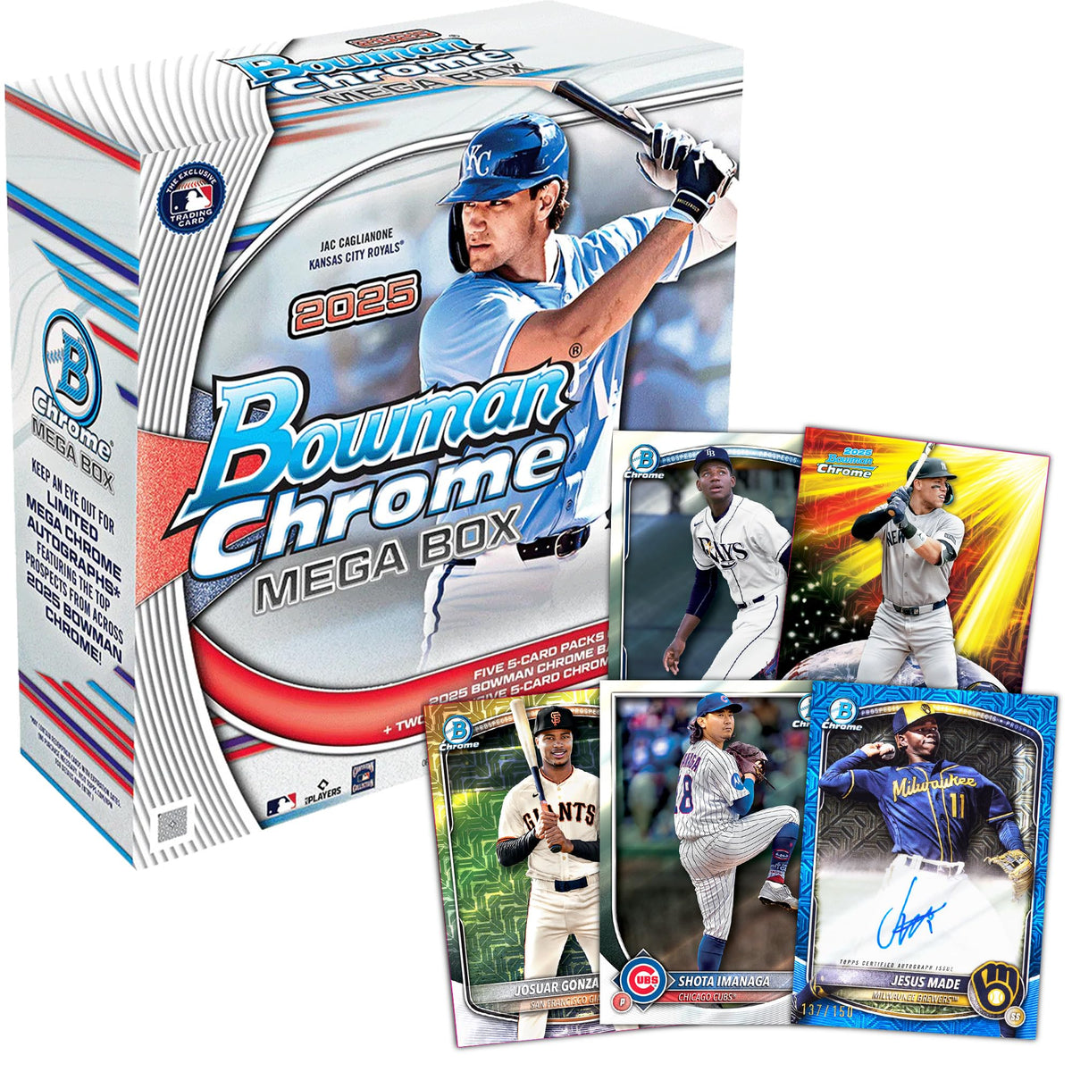 2025 Bowman Chrome Baseball Mega Box Q689
